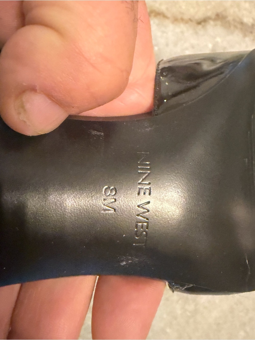 Nine West Black  Pointed Toe Ankle-Strap Heels - Picture 7 of 8